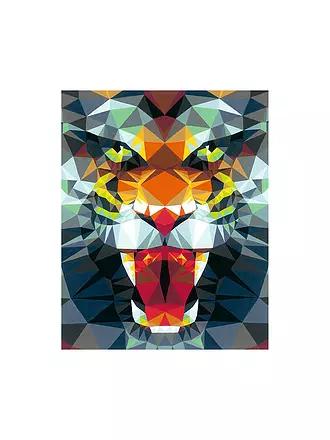 RAVENSBURGER | Malen nach Zahlen - Polygon Tiger | keine Farbe