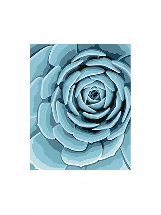 RAVENSBURGER | Malen nach Zahlen Für Zoom Mauszeiger bewegen | Zum Vergrössern klicken Botanical Blue | keine Farbe