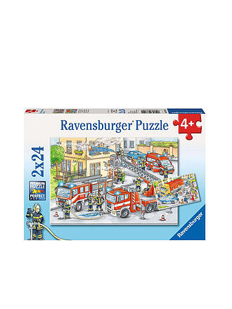 RAVENSBURGER | Puzzle - Helden im Einsatz 2x24 Teile | keine Farbe