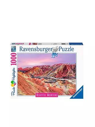 RAVENSBURGER | Puzzle - Regenbogenberge, China 1000 Teile | keine Farbe