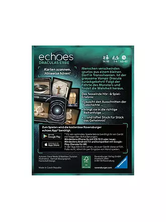 RAVENSBURGER | echoes Draculas Erbe | keine Farbe