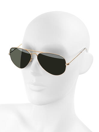 RAY BAN | Sonnenbrille Aviator 3025/58 | transparent