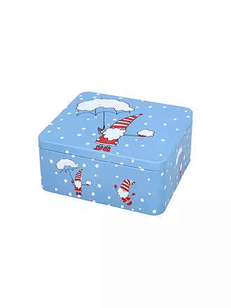 RBV BIRKMANN | Keksdosen 2-er Set Groß Warm Wishes Weiss / Blau | hellblau