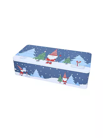 RBV BIRKMANN | Keksdosen XXL 40x20cm Warm Wishes Blau | hellblau