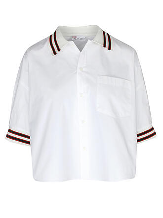 RED Valentino | Bluse  Cropped | weiss