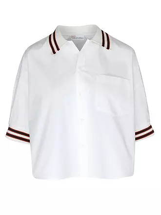 RED Valentino | Bluse  Cropped | weiss