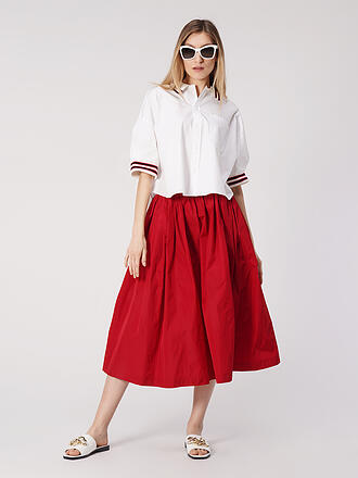 RED Valentino | Bluse  Cropped | weiss