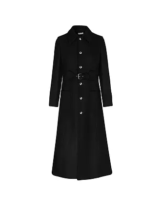RED Valentino | Wollmantel | schwarz