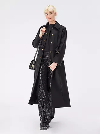 RED Valentino | Wollmantel | schwarz