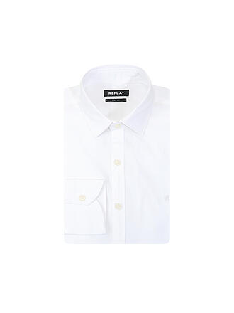 REPLAY | Hemd Slim Fit | weiss