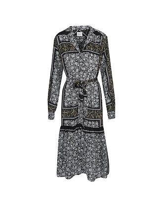 REPLAY | Hemdblusenkleid | schwarz