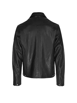 REPLAY | Lederjacke | schwarz