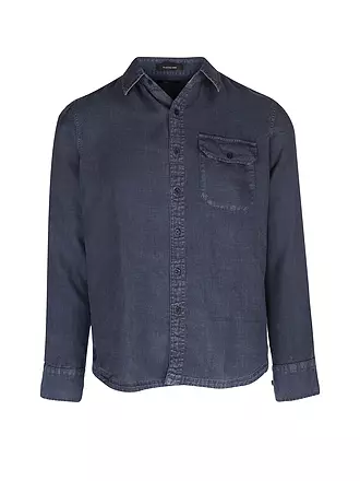 REPLAY | Leinenhemd Regular Fit | blau