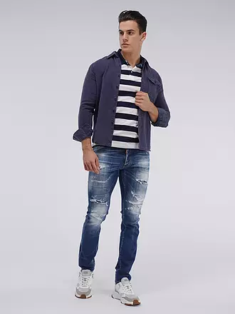 REPLAY | Leinenhemd Regular Fit | blau