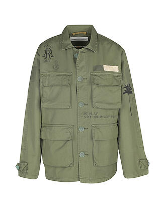 REPLAY | Overshirt | grün