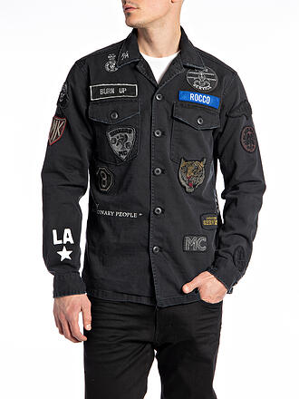 REPLAY | Overshirt | schwarz
