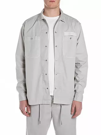 REPLAY | Overshirt | grau