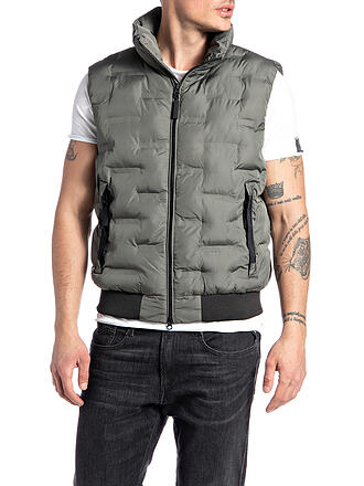 REPLAY | Steppgilet | grün