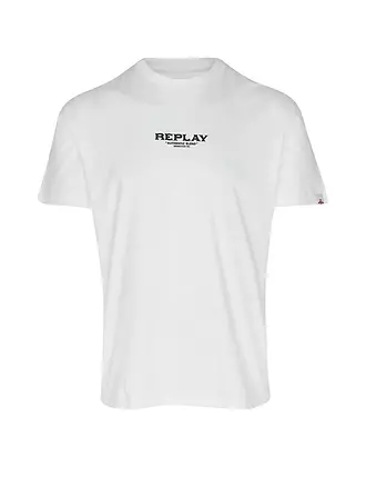 REPLAY | T-Shirt NAVARO | weiss