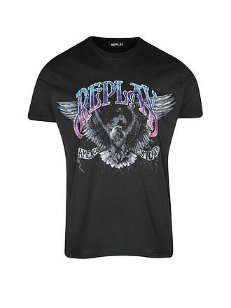 REPLAY | T-Shirt | schwarz