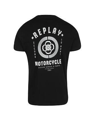 REPLAY | T-Shirt | schwarz