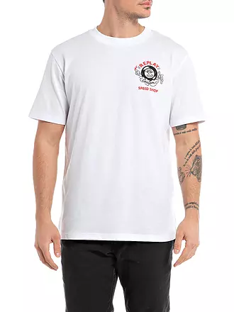 REPLAY | T-Shirt | weiss