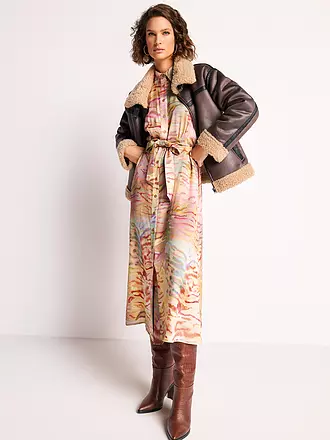 RIANI | Jacke in Lederoptik | braun