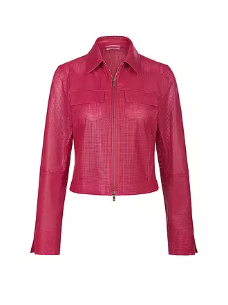 RIANI | Lederjacke | pink