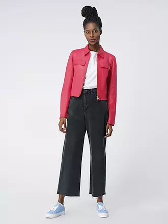 RIANI | Lederjacke | pink