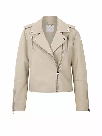 RICH & ROYAL | Lederjacke | beige