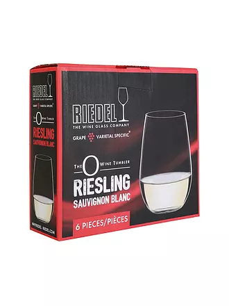 RIEDEL | Weissweinglas - Wein Tumbler 6-er Set Riesling / Sauvignon | transparent