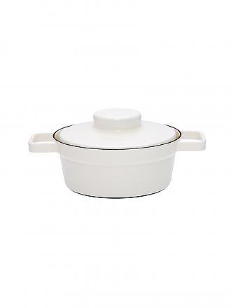RIESS | Kasserolle Aromapot Truehomeware 20cm / 1,2l Grau | weiss