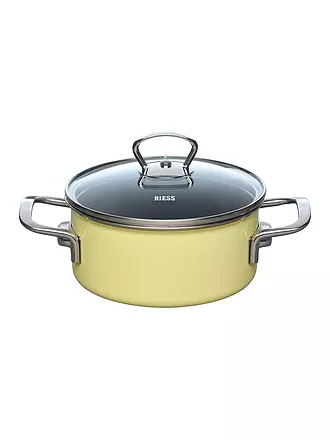 RIESS | Kochtopf 16cm /1l NOUVELLE PUR Lemon | grau
