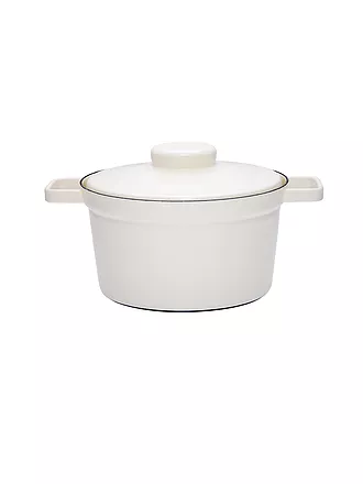 RIESS | Topf mit Deckel Aromapot Truehomeware 24cm / 3,5l Grau | weiss