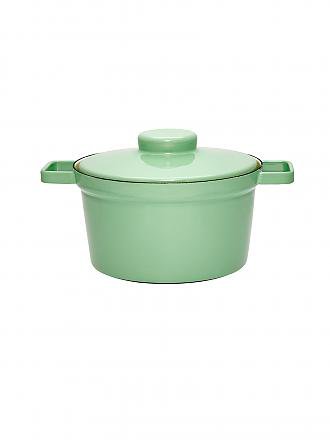 RIESS | Topf mit Deckel Aromapot Truehomeware 24cm / 3,5l Grau | grün