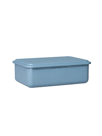 RIESS | Vorratsbehälter mit Deckel 23x15x7cm Salbeigrün | hellblau