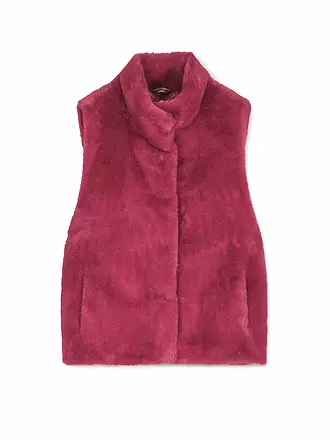 RINO&PELLE | Gilet in Pelzoptik LISON | creme