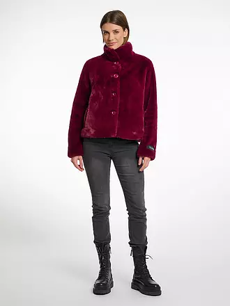 RINO&PELLE | Jacke in Felloptik VIE | creme