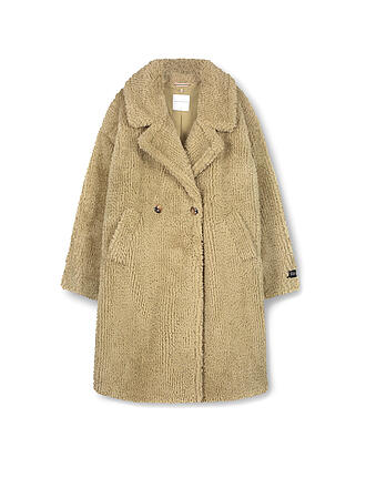RINO&PELLE | Mantel in Felloptik JERANA | olive