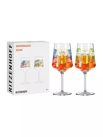 RITZENHOFF | Aperitifglas 2er Set SOMMERRAUSCH APERIZZO #17 und #18 Sixto-Juan Zavala | bunt