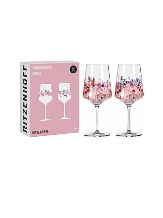 RITZENHOFF | Aperitifglas Set 2er SOMMERSONETT Sprizz | rosa