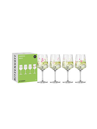 RITZENHOFF | Aperitifglas Set 4er SOMMERTAU Hugo | grün