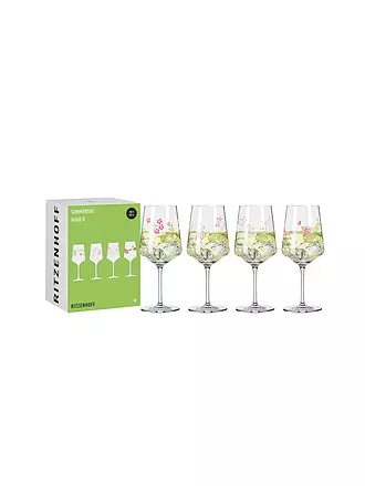 RITZENHOFF | Aperitifglas Set 4er SOMMERTAU Hugo | grün