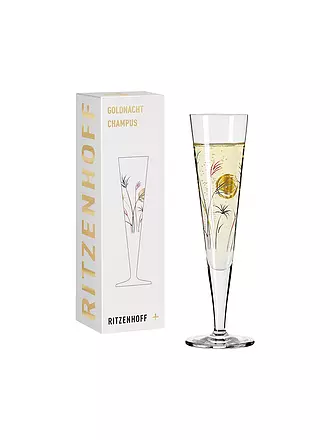 RITZENHOFF | Champagnerglas Goldnacht Champus #13 Rachel Hoshino 2021 | gold