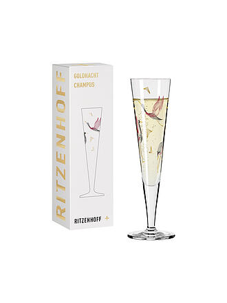 RITZENHOFF | Goldnacht Champus Champagnerglas #15 Christine Kordes 2021 | gold