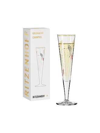 RITZENHOFF | Goldnacht Champus Champagnerglas #18 Concetta Lorenzo 2021 | gold