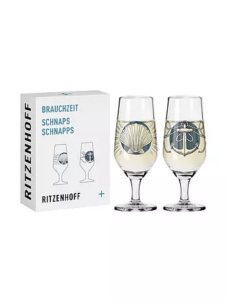 RITZENHOFF | Schnapsglas 2-er Set BRAUCHZEIT #1 und #2 Philip Harris 2023 | bunt