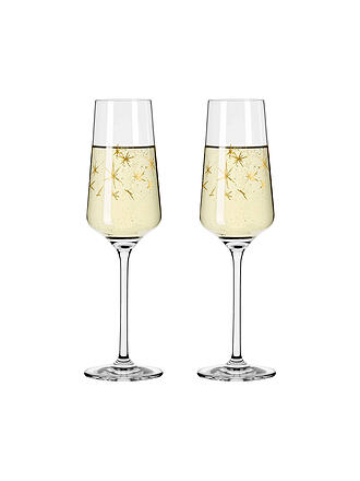 RITZENHOFF | Sektglas 2er Set Sterne CELEBRATION DELUXE 003 | gold