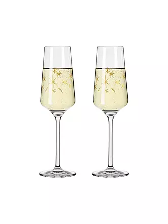 RITZENHOFF | Sektglas 2er Set Sterne CELEBRATION DELUXE 003 | gold