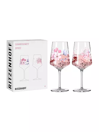 RITZENHOFF | Sommersonett Aperitifglas 2er Set #17 #18 Kuhlmann 2024 | rosa